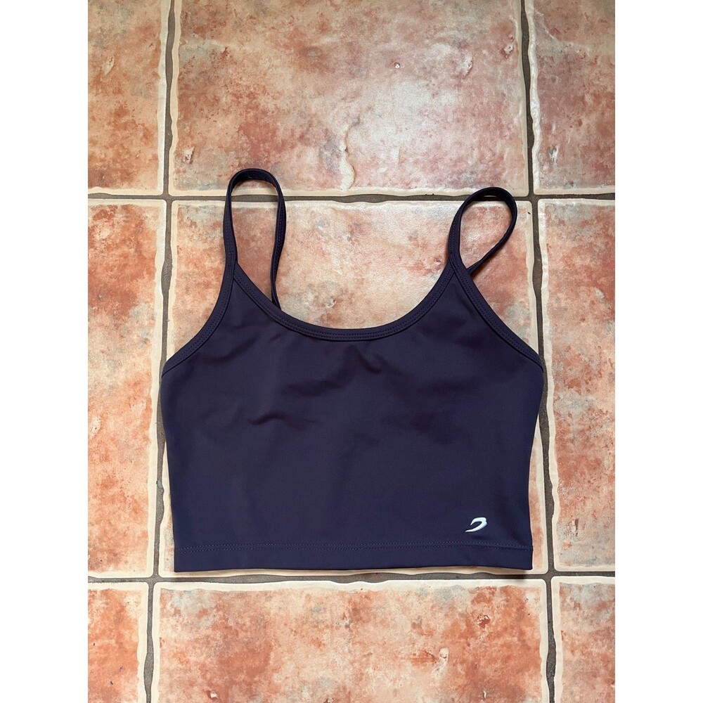 BOXRAW Essentials Tank Bralette in Charcoal Size SMALL